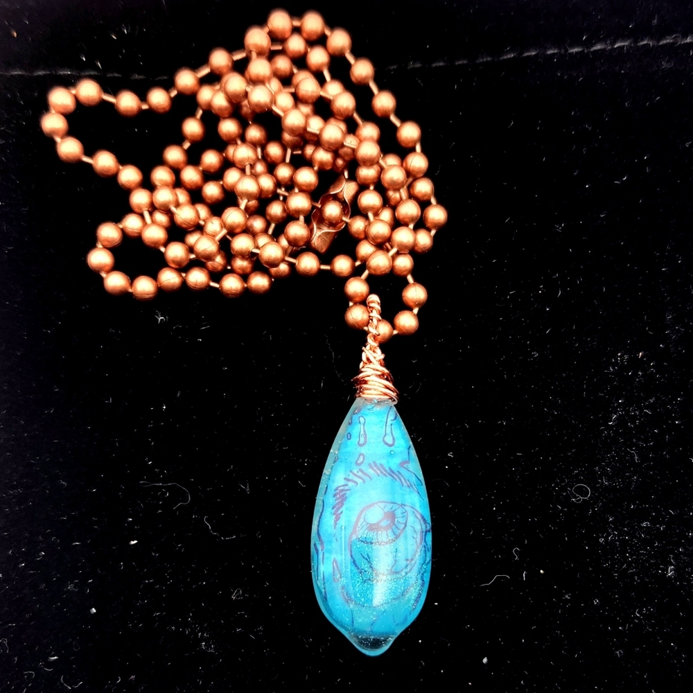 "Waterworks" Teardrop NECKLACE By Raven Molisee